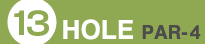 13HOLE��PAR-4